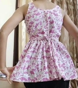 Floral Print Sleeveless Dress