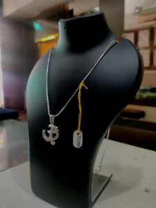 Pure Silver Chain+🕉️Pandel 💯😍😍