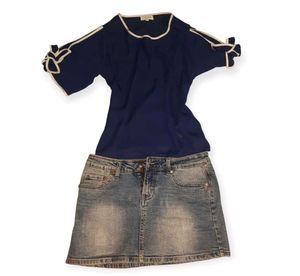 Cold Shoulder Tie - Up Top