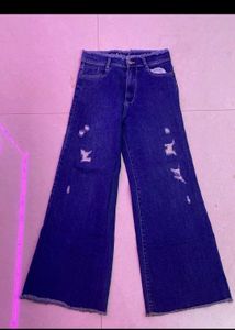 Blue Flared Jeans