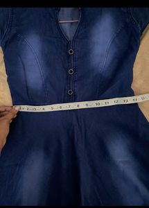 Denim Skirt And Top Combo WithTop