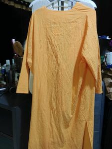 Zara Orange Tie-Front Cover-Up