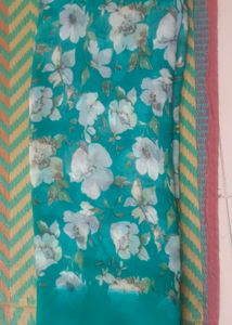 New Flowery Saree