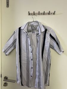 Striped White Shirt