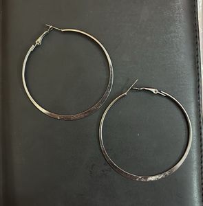 Silver Hoop Earrings