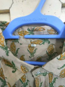 Ethnic Handblock Printed Men&#39;s Shirt