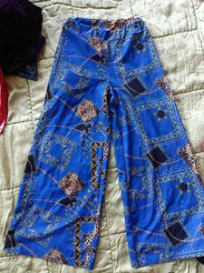 Women And Girl. Plazo.  Printed.