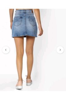 Denim Mini Skirt