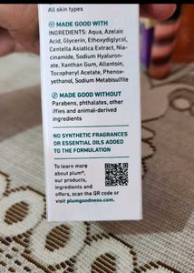 Plum Cica Face Serum