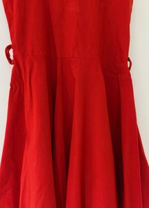 Red Fit &amp; Flare Dress