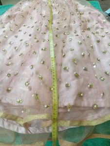 Embellished Party With Pink Ghagara Choli