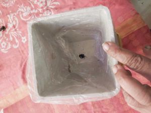 5 Plastic Pot Only 2 Little Bit Used