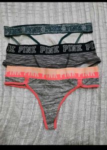 PINK Thong Panties Bundle