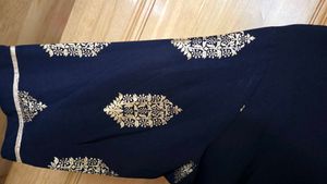 Elegant Navy Blue Kurta