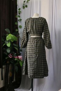 H&amp;M Plaid Midi Dress