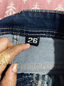 Dark Blue Denim Jeans