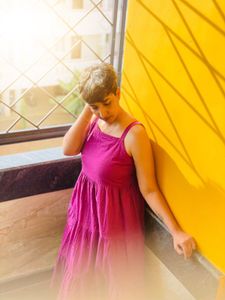Max Purple Sleeveless Dress