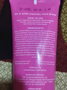 Foxtale Oil &amp; Acne Face Wash