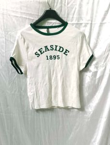 Women Typographic Print Tshirt