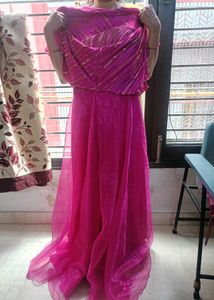 Pink Leheriya Dress