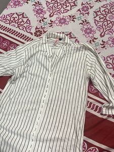 Striped Button-Down Shirt