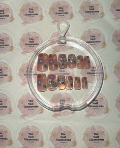 Floral Press-On Nails