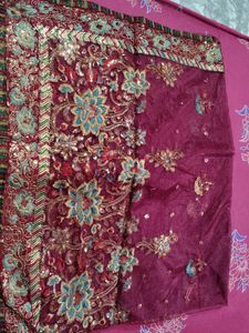 a festive saree