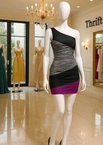 One Shoulder Mini Dress