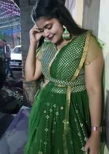 HEAVY SEQUENCE GHAGHRA CHOLI WITH BELT
