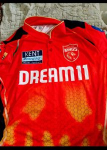 IPL Punjab Kings Latest Official Tshirt