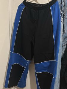 Zara Blue & Black Track Pants
