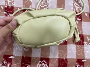 Off White Solid Potli Clutch