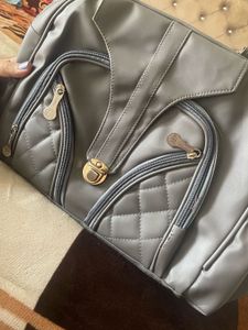 Grey handbag