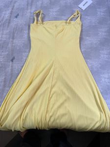 Savana Brand New Butter Yellow Dress