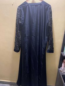 Daily Wear Burkah With Orange Dupatta