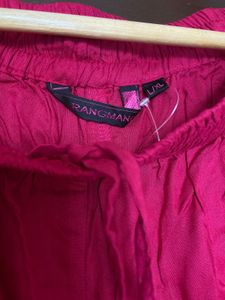 Rangmanch Fuchsia Colour Palazzo (L/XL)