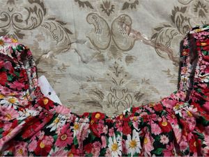 Tie Up Floral Top