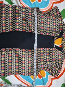 Patterned Top By MADAME