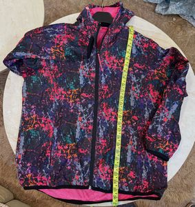 Colorful Abstract Print windcheater