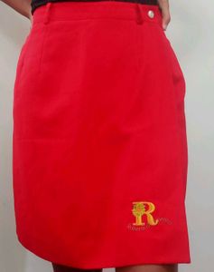 Red Skirt with Logo