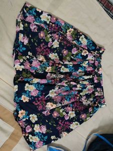 Floral Print Skirt