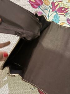 Golden Sling bag Without Strip