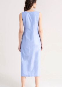 Fabelstreet Blue Shirt Midi Dress