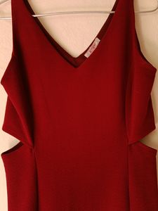 GINGER Red Short Dress, Size S