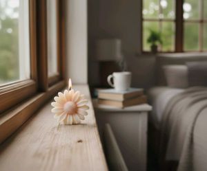 Daisy Flower Candle(set of 3)