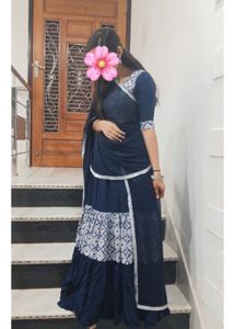 Navy Blue Navratri Special Dress💙🦋