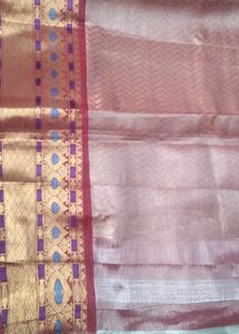 Green Saree with Paisley Design❤️