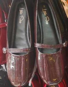 Coffee Brown Patent Leather Mary Janes