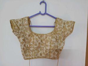 Golden Embroidered Blouse