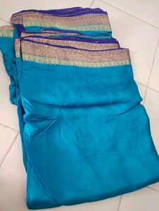 Traditional Saree 💙 Blue Colour 😍